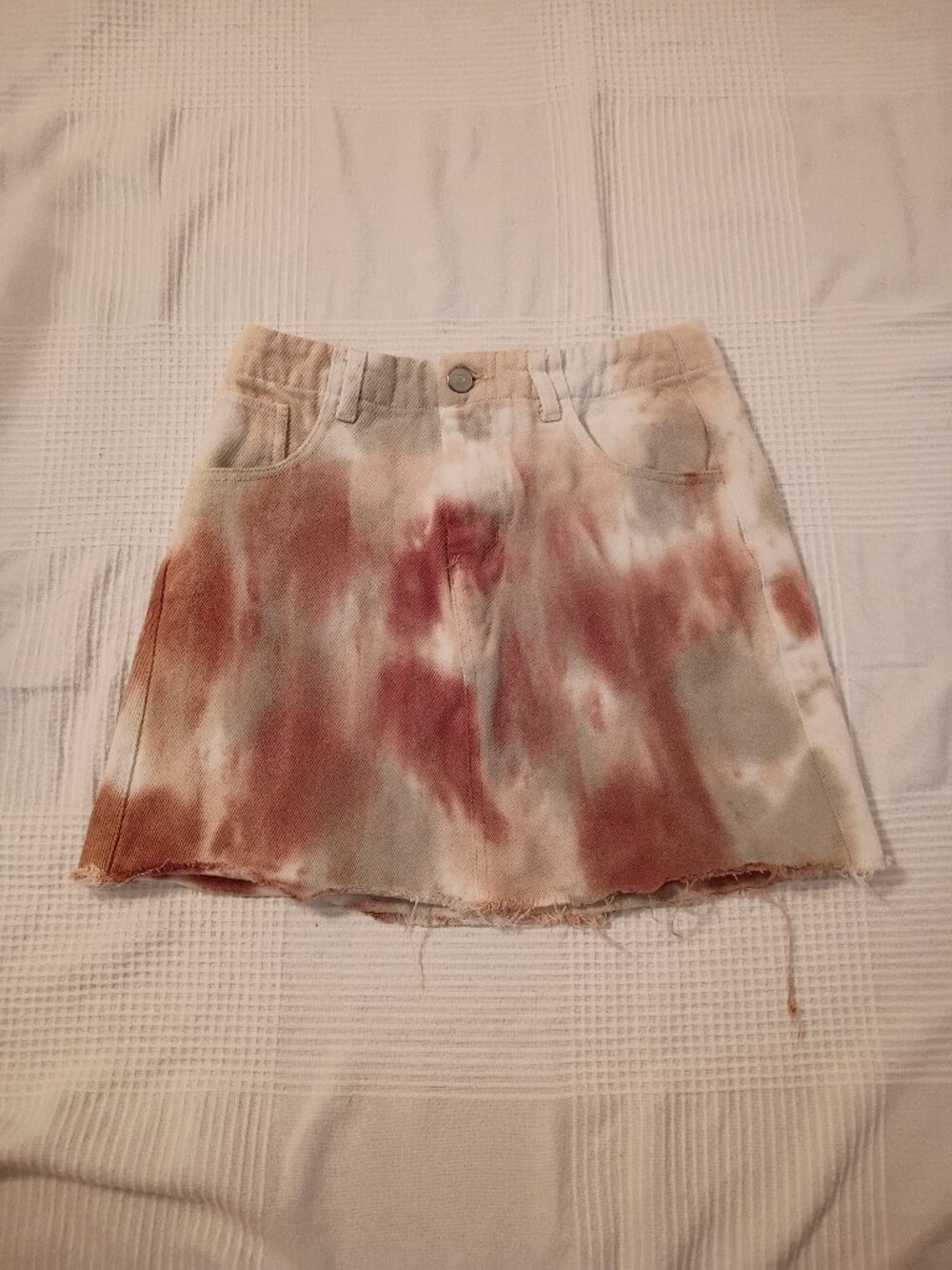 Peach Love California Tie-Dye Skirt